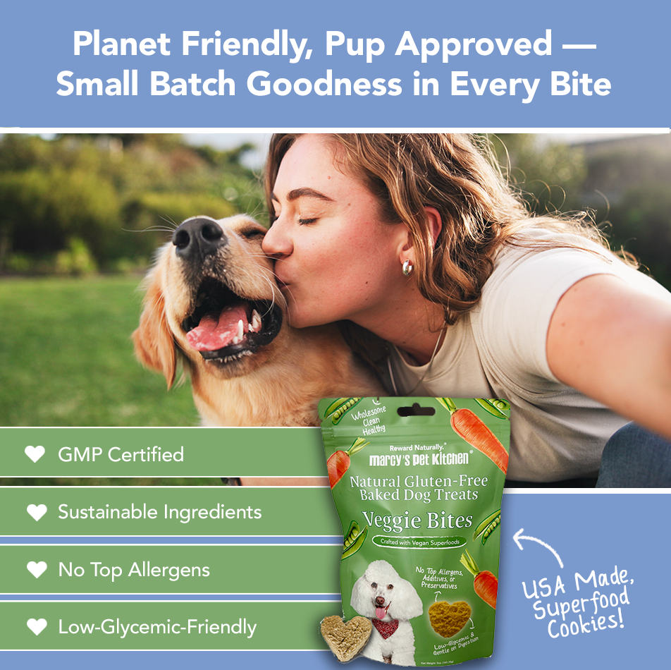 All-Natural Vegan Dog Treats, Healthy Gluten-Free, Marcy's Pet Kitchen