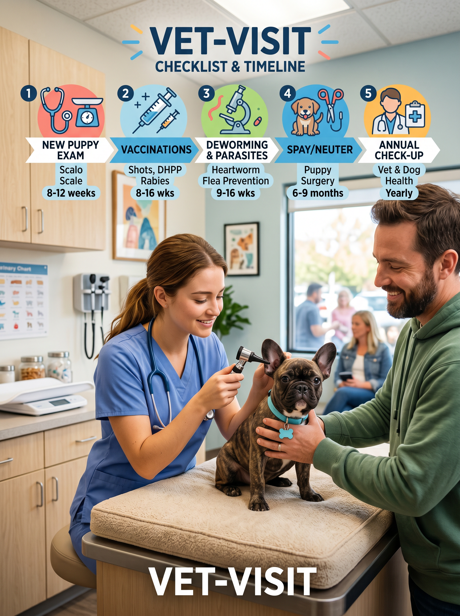 Cover of MINI-GUIDE 1 The French Bulldog Puppy Handbook 2025 Edition with a French Bulldog puppy image and first-year care tips