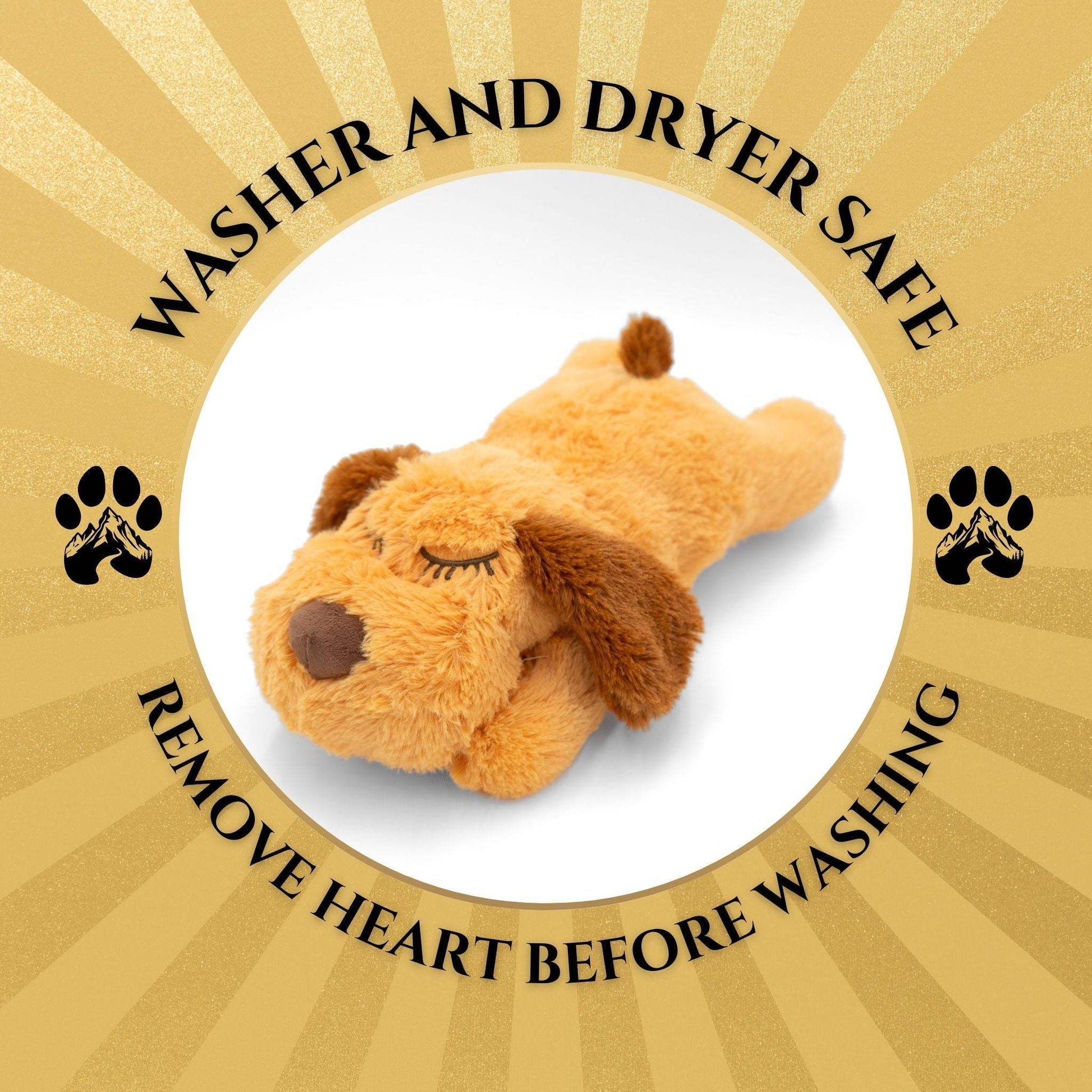 Anxiety Reducing Heartbeat Plush for Dogs - Calming & Comforting Toy