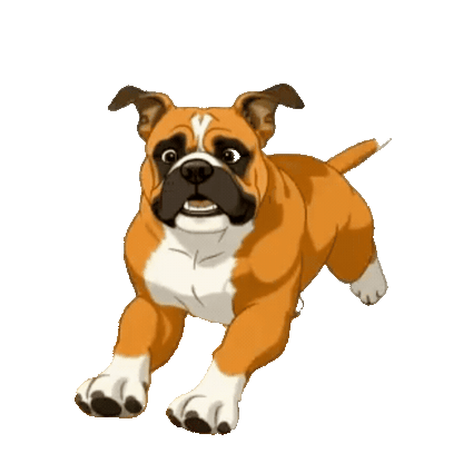 Animated Boxer Sticker Pack — 10 GIF Stickers | Instant Digital Download