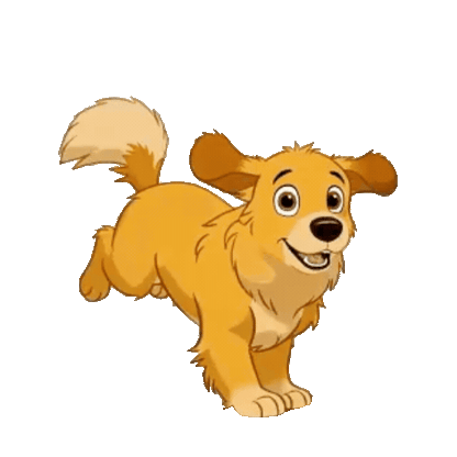 Animated Golden Retriever Sticker Pack — 10 GIF Stickers | Instant Digital Download