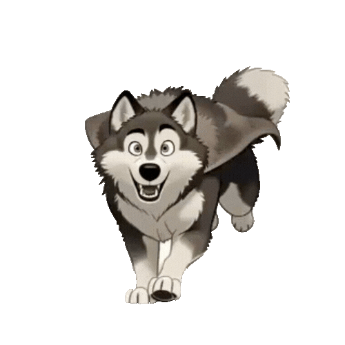 Animated Husky Sticker Pack — 10 GIF Stickers | Instant Digital Download