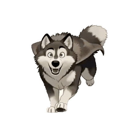 Animated Husky Sticker Pack — 10 GIF Stickers | Instant Digital Download