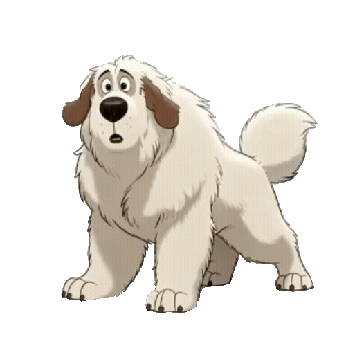 Animated Great Pyrenees Sticker Pack — 10 GIF Stickers | Instant Digital Download