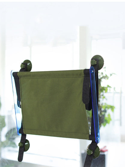 Window cat hammock with suction cup, foldable bed