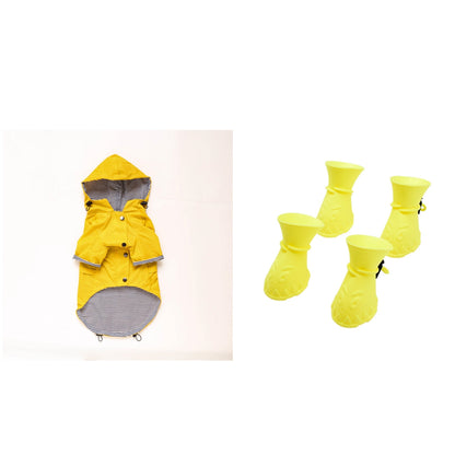 Dog Raincoat Pet Clothes Dog Clothes Rain Water