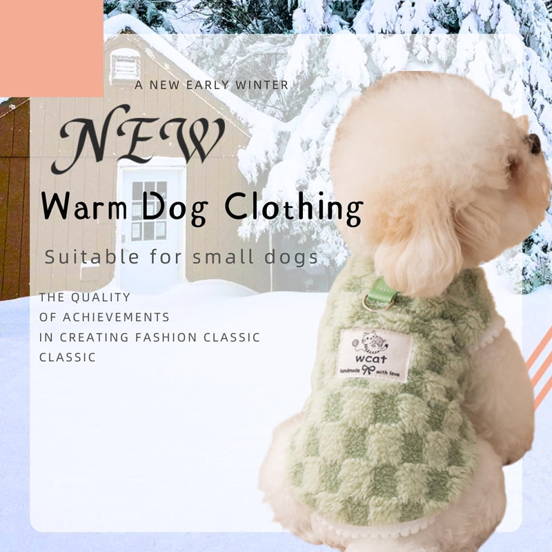 Autumn And Winter Korean Version New Dog Cute Cartoon Little Bear Sportswear Cat Teddy Pet Clothing