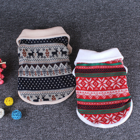 Christmas Cotton Dog Sweater