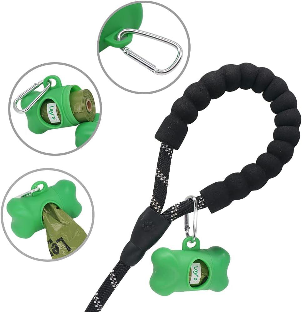 Eco-friendly biodegradable dog poop bags with dispenser, extra thick, leak-proof, scented and unscented options