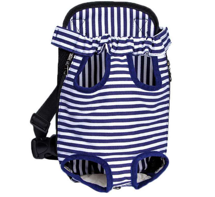 Adjustable breathable pet carrier backpack for small dogs and cats