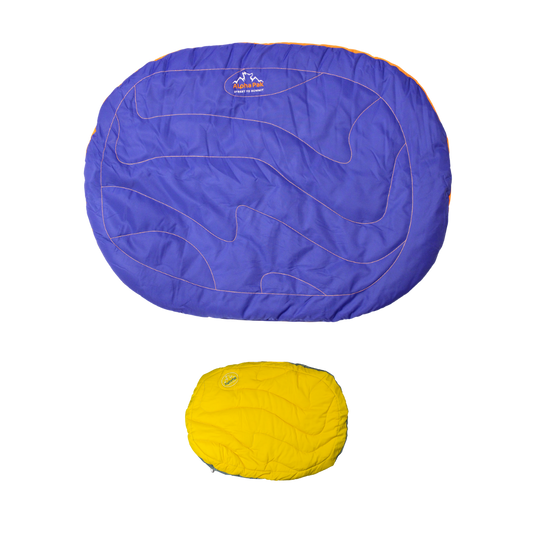 Compressible waterproof dog sleeping mat for outdoor adventures