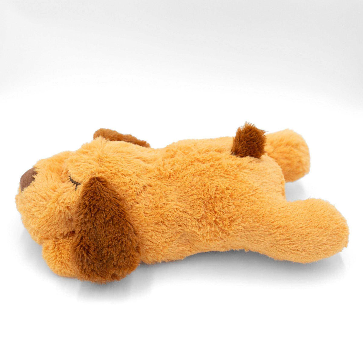 Anxiety reducing heartbeat plush toy for dogs