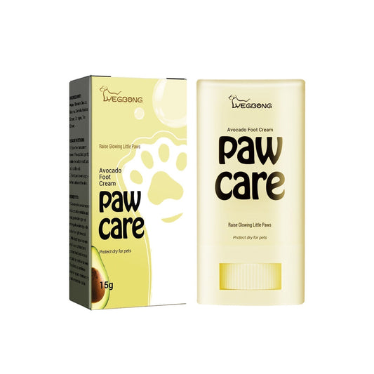 Pet avocado moisturizing foot cream tube for cat and dog paw care
