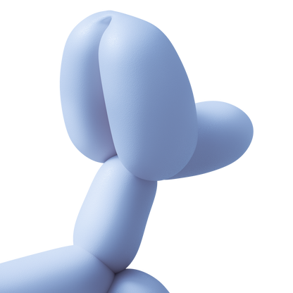blue balloon dog toy for small breeds