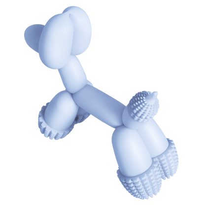 blue balloon dog toy for small breeds