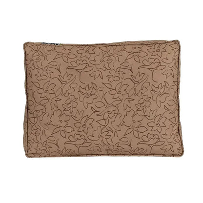 Body Glove Paintflower Pet Napper dog bed with water-resistant cotton canvas cover and floral pattern