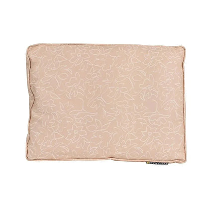 Body Glove Paintflower Pet Napper dog bed with water-resistant cotton canvas cover and floral pattern