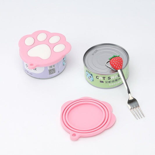 Silicone Paw Pet Can Lid