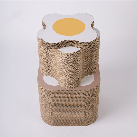 Plumeria Cat Scratching Board Combination Corrugated Tunnel Cat Toy