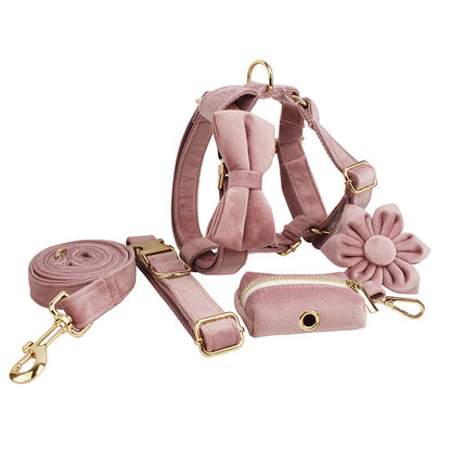 Light Purple Dog Collar Pet Rope