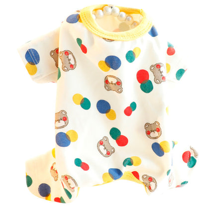 Autumn And Winter Clothing Home Wear Small Dog Teddy Pet Clothes