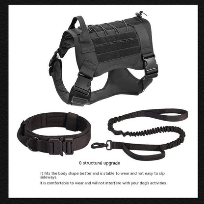 Nylon Tactical Dog Coat Quick Release Tank Top Pet