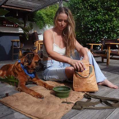 Convertible Dog Bag - Portable Travel Mat Bag for Pet Owners