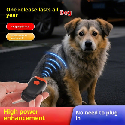 Mini Ultrasonic Dog Dispeller Training Dogs And Cats Artifact Bark Stopper Dog Driving Scare Dog Cat Outdoor Self-defense Anti-dog Calling