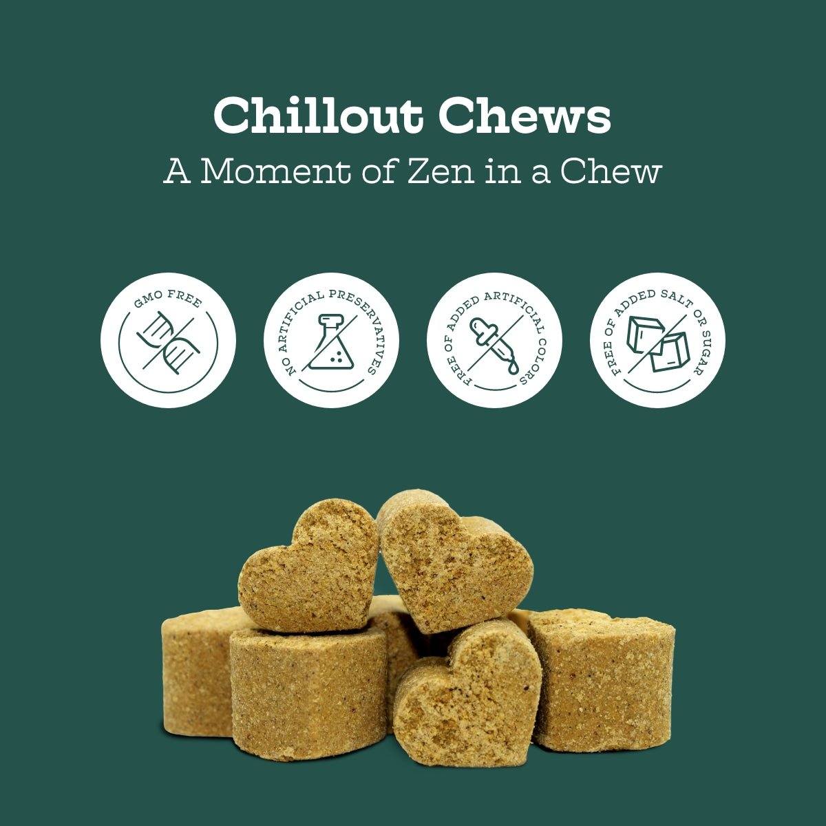Chillout Chews for Dogs - Natural Stress Relief and Anxiety Support