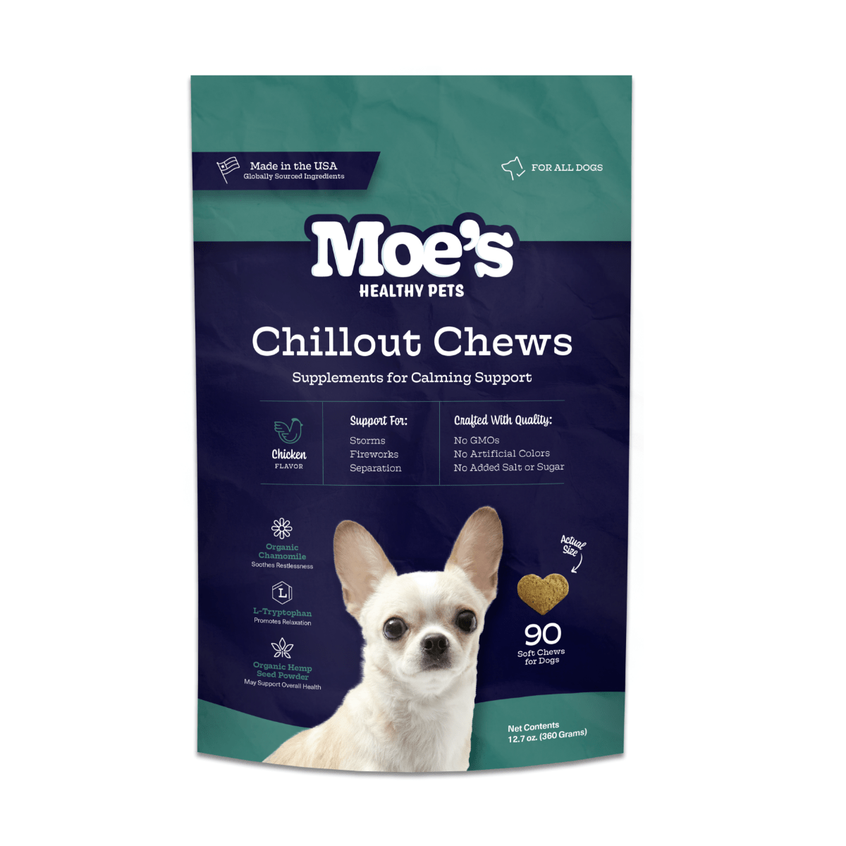 Chillout Chews for Dogs - Natural Stress Relief and Anxiety Support