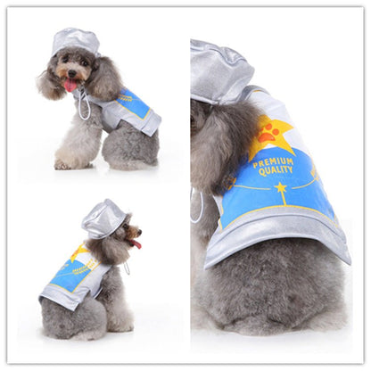 Personalized Christmas dog clothes for holiday and Halloween