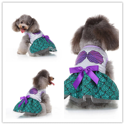 Personalized Christmas pet dog clothes for holiday and Halloween