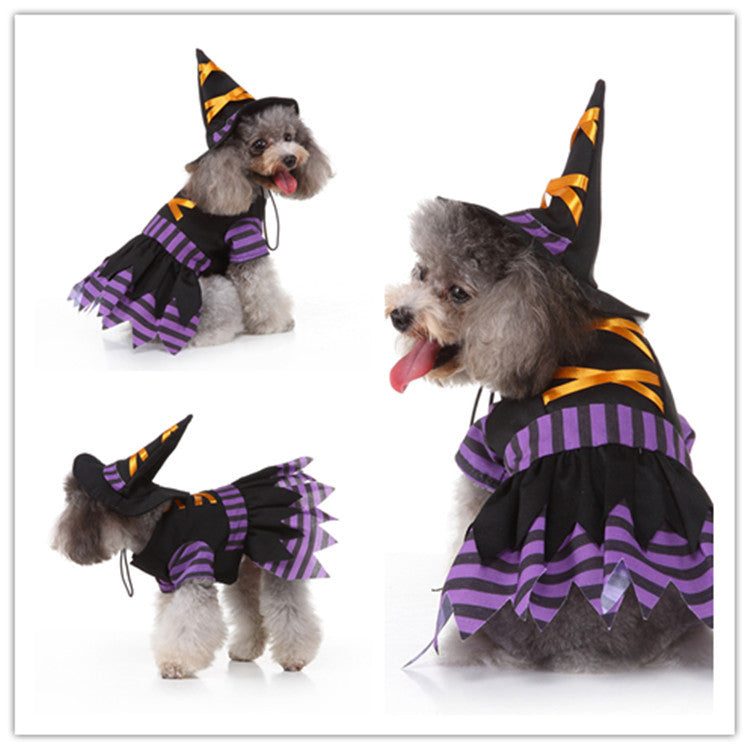 Personalized Christmas pet dog clothes for holiday and Halloween