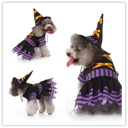 Personalized Christmas pet dog clothes for holiday and Halloween