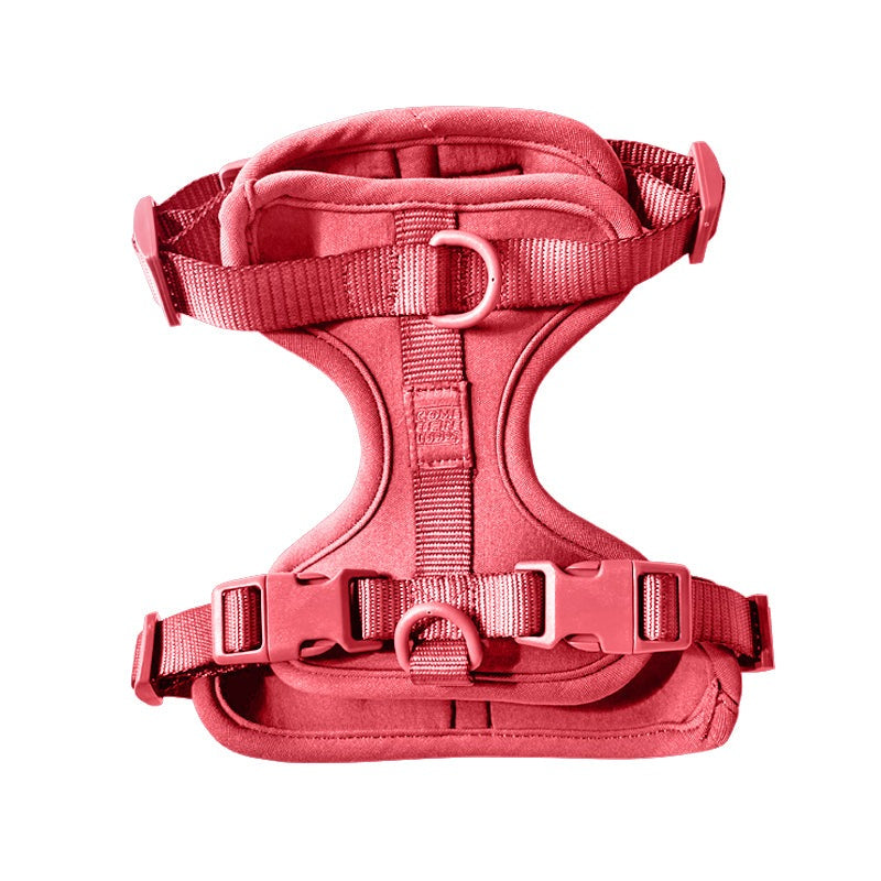 Comfortable stretchy and classic lightweight cushioned dog harness with adjustable straps and quick release buckle