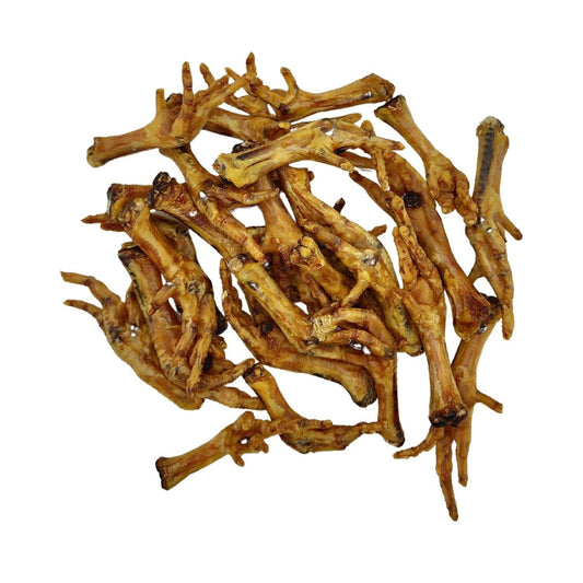 Country Living All-Natural chicken feet dog treats 20-pack for joint and dental health