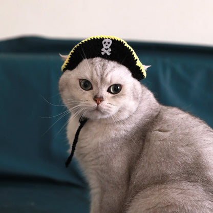 Pirate Hat Leaky Ear Small Handmade Pet Costume