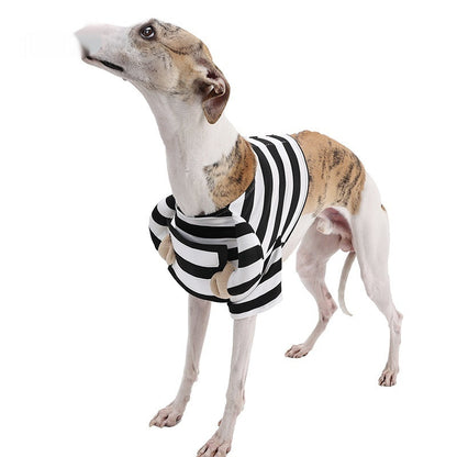 Dog Halloween Pet Costume Striped Funny Clothes