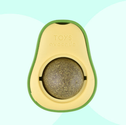 Avocado Cat Mint Multifunctional Catnip Toy 360 Rotating Self-healing Artifact Pet Supplies