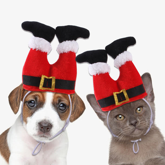 Christmas Fleece Pet Hat