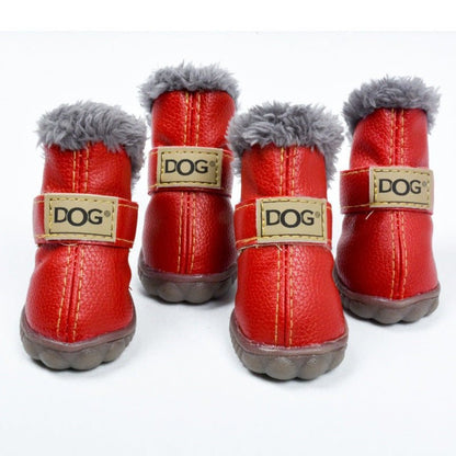 Dog Australia waterproof fleece-lined warm snow boots for dogs