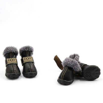 Dog Australia waterproof fleece-lined warm dog snow boots set