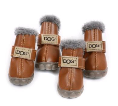 Dog Australia waterproof fleece-lined warm snow boots for dogs