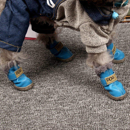 Dog Australia waterproof fleece-lined warm dog snow boots for winter paw protection