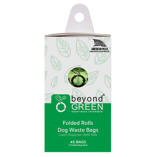 45 count dog poop bags durable and compact for pet waste