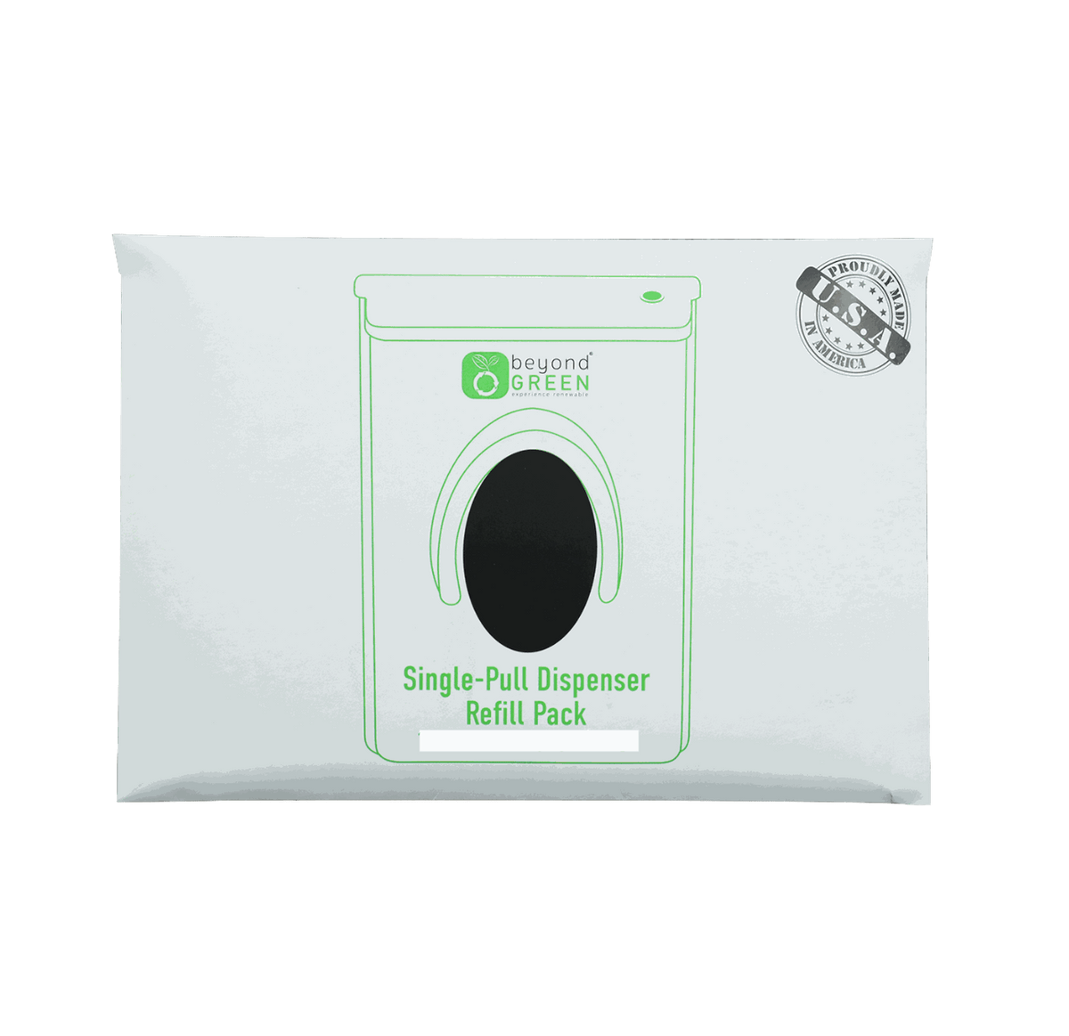 Durable dog poop bags refill with 100 bags for single-pull park dispenser
