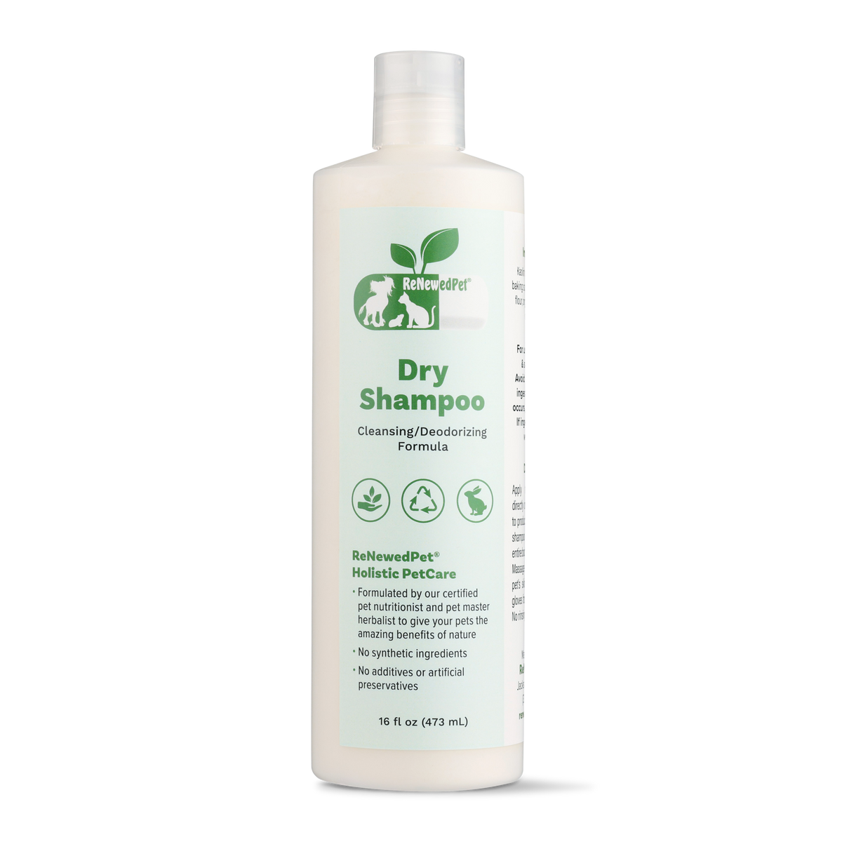 4-ALL PETS natural dry shampoo for cats and dogs