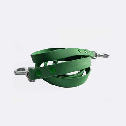 Durable easy-to-clean dog leash with nylon strap and metal buckle