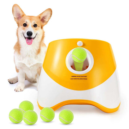 durable electric interactive thrower automatic dog ball launcher with rechargeable battery