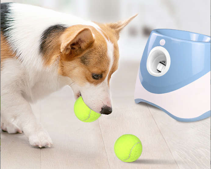 Durable electric interactive dog ball thrower launcher with USB charging